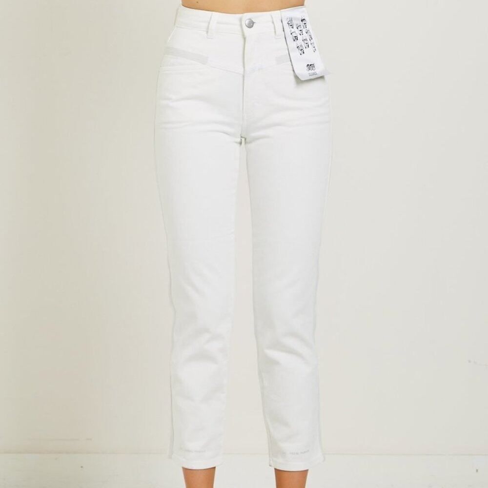 Closed Denim White Pedal Pusher Skinny Leg Jeans Size Woman's 25